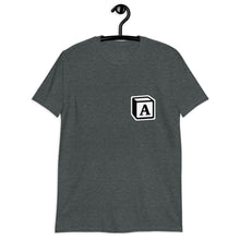 Load image into Gallery viewer, &#39;A&#39; Block Small-Monogram Short-Sleeve Unisex T-Shirt

