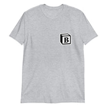 Load image into Gallery viewer, &#39;B&#39; Block Small-Monogram Short-Sleeve Unisex T-Shirt
