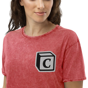 'C' Block Denim T-Shirt