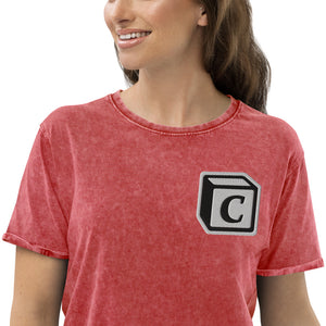 'C' Block Denim T-Shirt